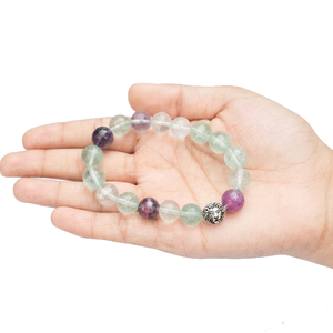 High Quality Rainbow fluorite Beads Buddha Bracelet Romantic Gift Fashion Charm Jewelry <b>for</b> <b>Men</b> Women Energy Meditation - Product Image 5