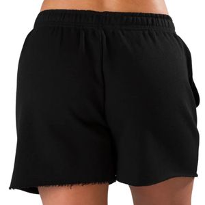 Womens Black Cotton Gymwear <b>Shorts</b> Elastic Waist Casual Workout Fitness Training <b>Lounge</b> Activewear Summer Comfort Wear - Product Image 4