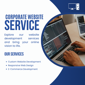 Servicio de sitio web corporativo totalmente adaptable a todos los tamaños de pantalla de dispositivos, configuración de correo electrónico con dominio personalizado, integración de enlaces a redes sociales - Product Image 2