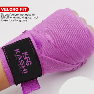 Vendas de mano de neopreno y algodón de calidad premium, duraderas, para entrenamiento de boxeo y gimnasio, soporte de muñeca ecológico y cómodo. - Product Image 1