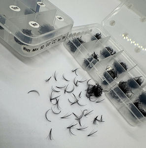 Kit de cils en grappe personnalisés, extension de cils individuels en grappe, cils en grappe naturels avec boîte, noir naturel - Product Image 6