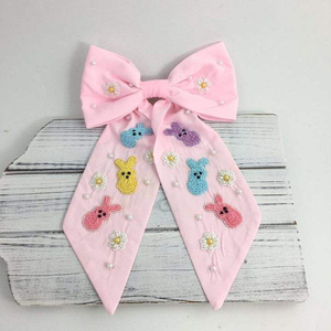 Lazos para el Cabello Hechos a Mano Reutilizables para Niñas con Cuentas de Hilo, Estilo Europeo-Americano, Opciones de Color con Logotipo Personalizado para Pedidos de Verano - Product Image 5