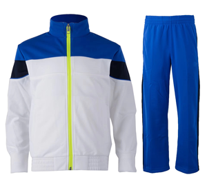 Ensemble de survêtement de football personnalisé 2 pièces, veste zippée respirante et pantalon pour entraînement, survêtement de football pour hommes - Product Image 1