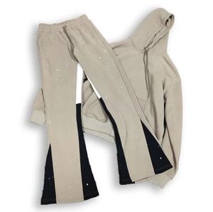 Fabricant de survêtements de haute qualité, unisexe, en coton personnalisé, survêtements évasés pour hommes, survêtements de sport évasés pour l'extérieur - Product Image 5
