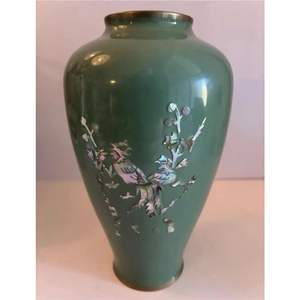 Jarrón de Metal de Latón Antiguo Hecho a Mano con Esmalte, Mosaico Floral de Lujo, Maceta Decorativa para Hogar, Hotel, Centro de Mesa para Bodas - Product Image 6