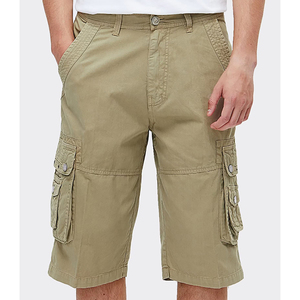Wholesale High Quality Solid Cargo Shorts for Men Summer New Design Breathable Eco-Friendly High Waist Drawstring Closure Golf - Product Image 6