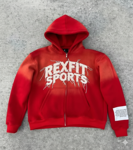 Novedad 2026: Sudaderas con capucha extragrandes efecto desgastado, de 400 GSM, con bordado desgastado, precios razonables, con cremallera. - Product Image 3