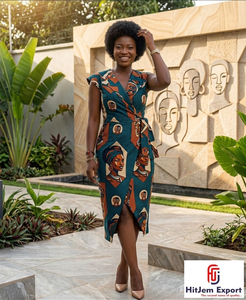 Tissu en coton imprimé africain de qualité supérieure pour vêtements de mode, décoration intérieure, promotion, vente en gros, fabricant de textiles OEM ODM - Product Image 4