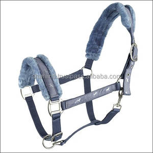 2024 caballo ecuestre Nylon Halter mejor calidad polar acolchado gran oferta nuevo diseño venta al por mayor tarifa disponible - Product Image 4