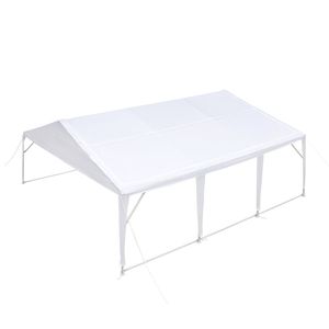 Tenda per feste da esterno con telaio in acciaio resistente 20FT X 20FT con telo in PE e soffitto a punta di 10FT (6FT 6") TMG PT2020A - Product Image 4