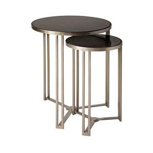 Modern Durable Handmade Nesting <b>Tables</b> Set 3 Iron Powder Coated High Quality Extendable Glass Top Living Room Home Office - Product Image 4