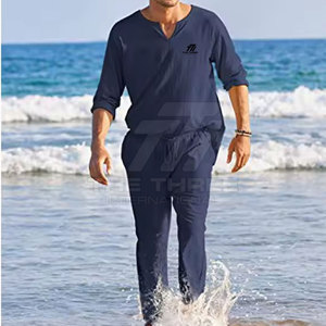 Conjunto Deportivo Casual Estampado de Moda para Hombre, Corte Regular, Transpirable, de Secado Rápido y Ecológico para un Estilo de Vida Urbano - Product Image 3