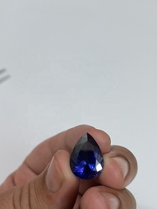 Tanzanita Natural en Forma de Pera, Color Azul Real de Alta Calidad, Certificada por IGI, Tratada con Calor, 11.42 Quilates, Piedra Preciosa, Sadiya International - Product Image 2