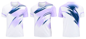 Camiseta de Fútbol Personalizada Unisex de Manga Corta con Cuello en V, Transpirable, de Secado Rápido, con Logotipo Frontal, Conjunto Deportivo de Poliéster - Product Image 2