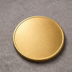 Monedas de latón macizo personalizadas con logotipo grabado, recuerdo, desafío, 40 mm, en blanco - Product Image 2