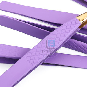 <b>Cheap</b> Price Stainless Steel Eyelash <b>Extensions</b> Tweezers High Quality Reusable Durable Customized Design OEM Service - Product Image 5