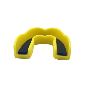 Protector Bucal de Silicona Azul y Amarillo, Protección Deportiva, Protector Dental Personalizado para Atletas - Product Image 4