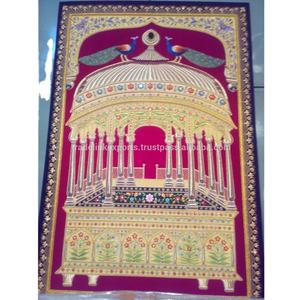 Zari ผ้าแขวนผนังปักด้วยมือสินค้าตกแต่งบ้านสำหรับห้องบ้านไร่หรือสไตล์ INS บรรจุในกล่อง - Product Image 1