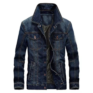 Veste en jean vintage décontractée de haute qualité pour homme, vêtement en denim uni teint, fabriqué au Pakistan. - Product Image 4