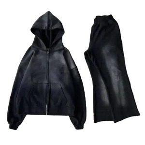 ชุดวอร์มลำลองสำหรับผู้ชาย ชุดวอร์มสองชิ้นคุณภาพสูงสำหรับผู้ชาย ผ้าฝ้าย แห้งเร็ว ชุดวอร์มคุณภาพสูงสำหรับผู้ชาย - Product Image 2