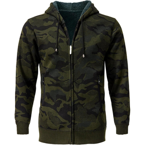 Sweat-shirt à capuche camouflage personnalisé avec logo, streetwear, 100% coton, molleton tricoté respirant, unisexe, camouflage woodland, mode urbaine - Product Image 1