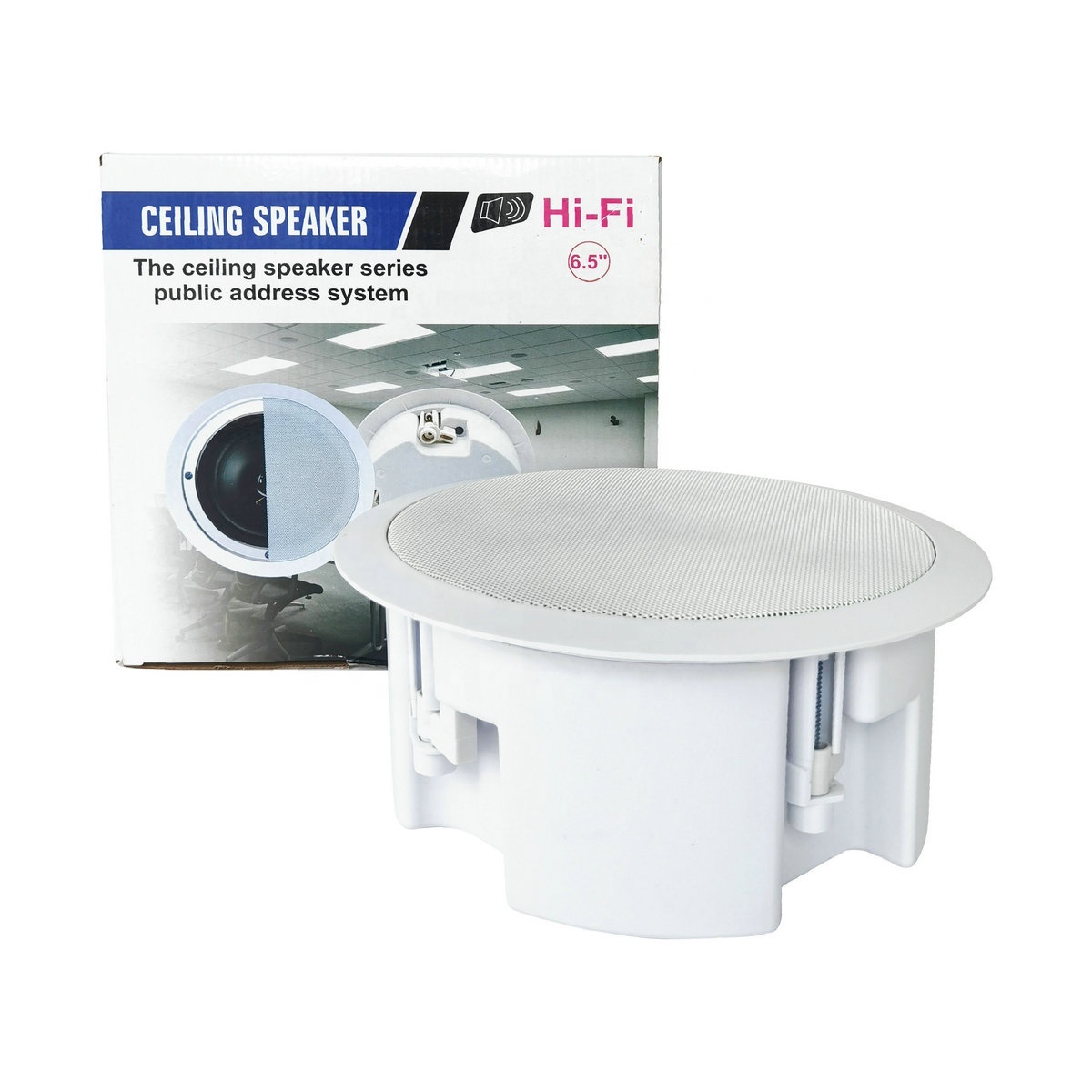 6 Inch Coaxial Ceiling Speaker with Optional Bluetooth and Adjustable Power 15W 20W for Home Theater & Multi-Room Audio · image 2