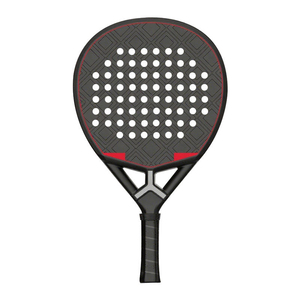 Raqueta de Pádel de Alta Calidad con Núcleo de Fibra de Carbono 12K, Acabado de Lija de Espuma Elite, Cabeza en Forma de Diamante, 45CM, 350-370g, Ecológica - Product Image 1