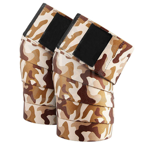 Vendas de codo de camuflaje de nailon y algodón elástico de alta resistencia de 2M con protección profesional para levantamiento de pesas y entrenamiento en gimnasio al por mayor - Product Image 1