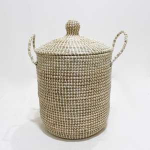 Cesta de Almacenamiento de Jacinto de Agua Artex Dong Thap, Diseño Flexible Multifuncional para Organización del Hogar y Artesanías Decorativas - Product Image 5