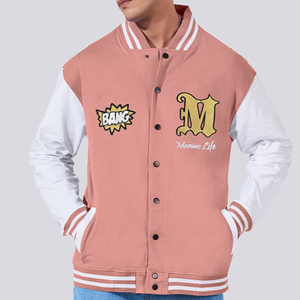 Custom Vintage School College <b>Mens</b> Varisty <b>Jackets</b> <b>Leather</b> sleeves Wool Letterman Crop Varsity <b>Jacket</b> ladies baseball chenille - Product Image 4