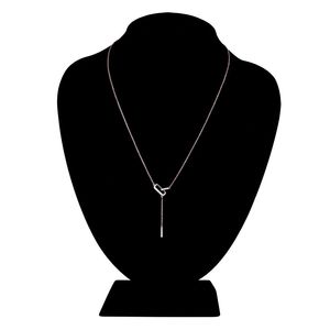 สร้อยคอจี้เพชรทรงมาร์คีส์สามเม็ดประดับด้วยทองคำโรสโกลด์ 14K หรูหรา พร้อมใบรับรอง IGI สายสร้อยแบบเชื่อมต่อ ดีไซน์สวยงาม ประณีต เหมาะสำหรับผู้หญิง - Product Image 2