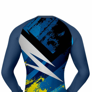 2026 New Arrival Sublimation Printing Rash Guard High Quality Slim Fit Rash Guard for Men Top Seller Men's <b>Compression</b> <b>Shirt</b> - Product Image 6