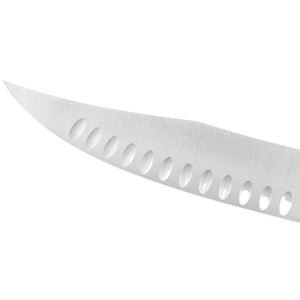 Cuchillos de Chef Premium con Hoja Curva Ancha de Acero Inoxidable y Mango Negro con Triple Remache para Cortar Carne - Product Image 4