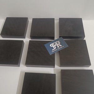 Ébauches de tournage professionnelles en bois d'ébène massif noir pour la fabrication de manches de couteaux et de projets de tournage sur tour - Product Image 1