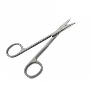 Ensemble de 5 instruments de microchirurgie manuels en acier inoxydable de haute qualité : Ciseaux à ressort Noyes, Pinces Castroviejo, TC Iris - Product Image 2