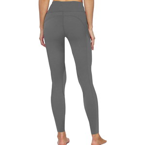 Legging d'équitation pour femme en polyester et élasthanne, respirant, léger, séchage rapide, taille mi-haute, motif uni, avec grip intégral sur le siège - Product Image 3