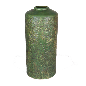 Home Decor Small <b>Ceramic</b> Floor <b>Vase</b> Art Deco Design Bell Shape Imitative-antique Brown Chrysanthemum Patterns - Product Image 1