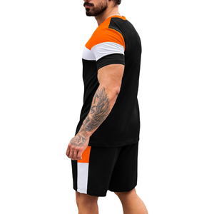 New Style Customize Summer Men Shorts <b>Sets</b> Two Piece Gym Breathable Hot Sale Shorts <b>Sets</b> Lightweight Casual Look Men Shorts <b>Sets</b> - Product Image 4