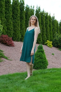 New Arrival Mini Summer Formal Cotton Slim Fit Slip Sundress Beach <b>Dress</b> for Women - Product Image 2