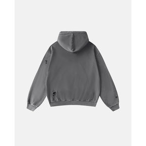 Nouvelle Arrivée Sweat à Capuche Homme Hiver Style Streetwear Vintage Ample Effet Usé Lavé Oversize - Product Image 2