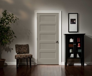 Portes intérieures modernes en bois massif et PVC, anti-moisissure, anti-fissuration, anti-étirement, pour cuisines, appartements et hôtels - Product Image 6