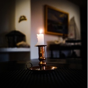 Modern Metal Copper Candlestick Holder <b>Dish</b> Base Heat Resistant Handmade Digital Printing 1 Color for Wedding Home Decoration - Product Image 4