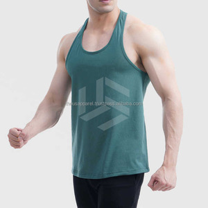 Camisetas sin mangas de algodón orgánico personalizadas OEM para hombre, tipo ring spun, para culturismo, fitness, deportes, musculación, running y gimnasio. - Product Image 6