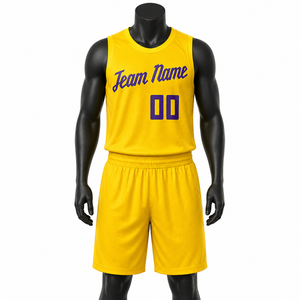 Conjunto de Uniforme de Baloncesto Personalizado Unisex, Sublimado con Estampado Floral, 100% Poliéster Transpirable, Camiseta sin Mangas con Cuello en V y Tirantes en T, Cintura Elástica - Product Image 1