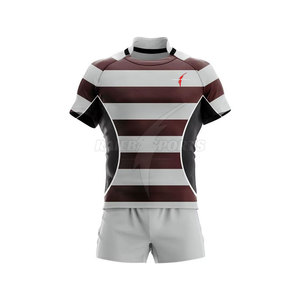 Uniforme de Rugby Personalizado para Hombre - Transpirable, de Alta Calidad, Servicio OEM con Logotipo Personalizado, Número y Nombre del Jugador del Equipo - Product Image 2