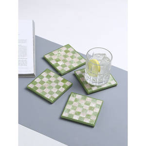 DM189 Round Silicone Coaster Resin Molds Set With Holder Rectangular Cup Mat Coasters Storage Box Resina Mould - Product Image 4