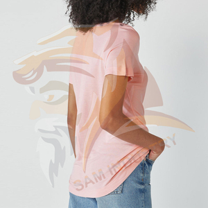 Camisetas de Mujer de Color Liso, Servicio OEM, Diseño Personalizado, Tallas Grandes, Secado Rápido, Transpirables, Ropa de Verano - Product Image 2