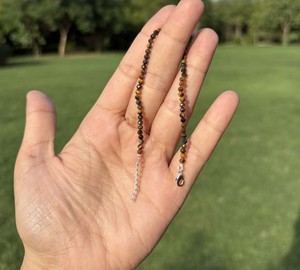 Natural Tiger Eye Faceted Beads 925 Sterling <b>Silver</b> <b>Adjustable</b> Brown Gemstone Trendy Wedding & Party <b>Bracelet</b> Wholesale Jewelry - Product Image 5