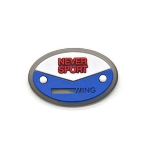 อุปกรณ์ตกแต่งเสื้อผ้าสำหรับธุรกิจจากโรงงานโดยตรง ป้ายโลโก้แบบกำหนดเอง ป้ายยาง PVC เรืองแสงในที่มืด แบบนูน 3 มิติ รีดติดได้ สำหรับกระเป๋าและหมวก - Product Image 6