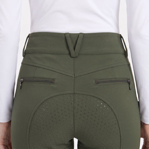 Pantalons d'équitation pour femmes, extensibles, avec grip en silicone aux genoux, pour la compétition, logo personnalisé, service OEM, pantalons d'équitation pour femmes - Product Image 4